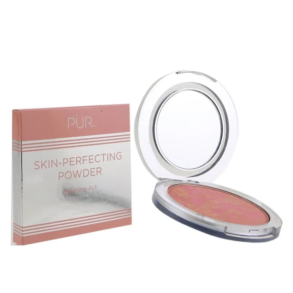 ❤️ Pur  #PRETTY IN PEACH Skin Perfecting Powder Blushing Act  ✨ BNIB